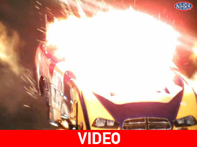 Όταν ένας αγώνας dragster πάει στραβά…